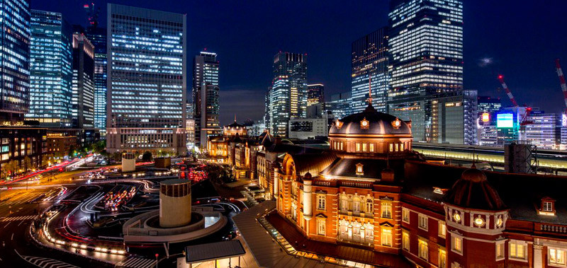 東京站奢華精品酒店建筑室外空間 東京站奢華精品酒店建筑室外空間