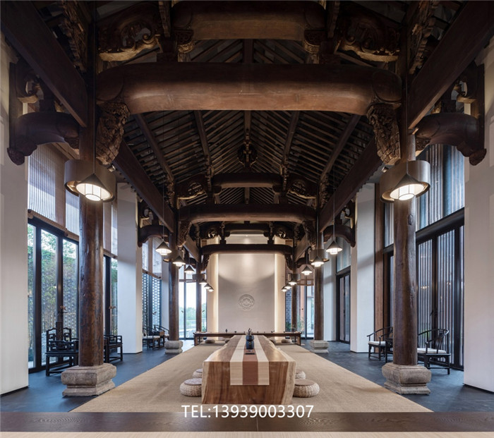 鏡由心生 九華山蓮花小鎮(zhèn)禪院酒店大堂設(shè)計案例賞析 鏡由心生 九華山蓮花小鎮(zhèn)禪院酒店大堂設(shè)計案例賞析