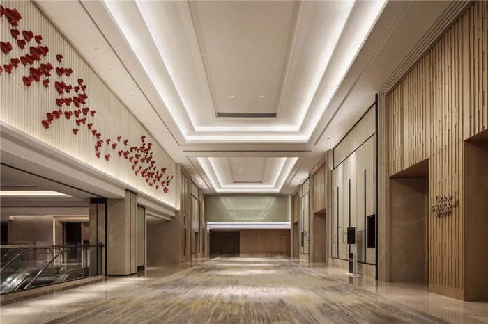 澄海國(guó)瑞豪生大酒店電梯廳設(shè)計(jì)   國(guó)際五星酒店設(shè)計(jì)案例賞析