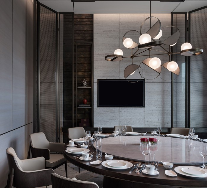 知名古典中式酒店設(shè)計案例推薦：西安華邑酒店中餐廳包房設(shè)計方案