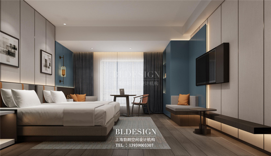 新鄉(xiāng)五星級酒店設(shè)計-桃李春風(fēng)大酒店標(biāo)準(zhǔn)間設(shè)計案例效果圖 新鄉(xiāng)五星級酒店設(shè)計-桃李春風(fēng)大酒店標(biāo)準(zhǔn)間設(shè)計案例效果圖