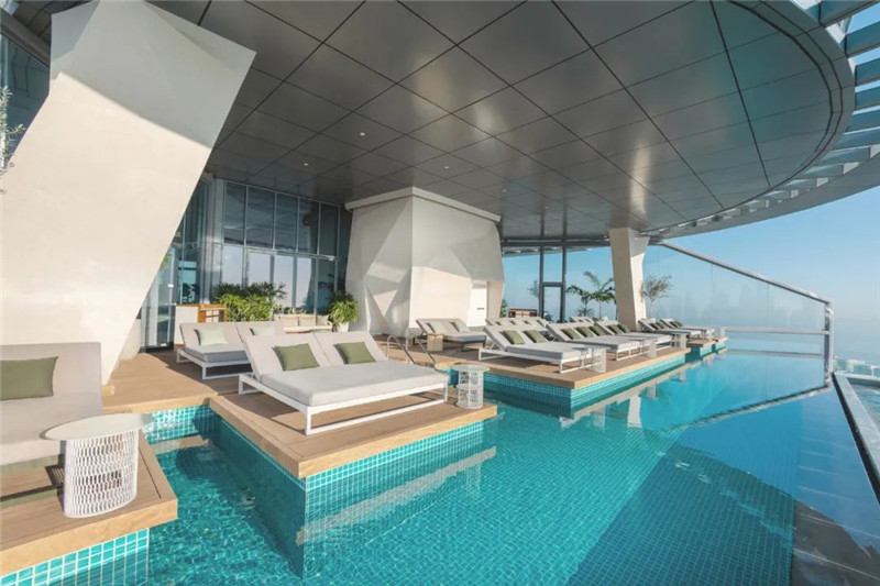 迪拜棕櫚塔AURA SKYPOOL度假酒店設(shè)計(jì)賞析 迪拜棕櫚塔AURA SKYPOOL度假酒店設(shè)計(jì)賞析